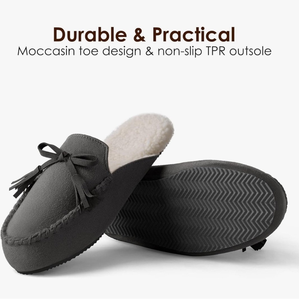 NIB Dream Pairs Memory Foam Moccasin Slippers​